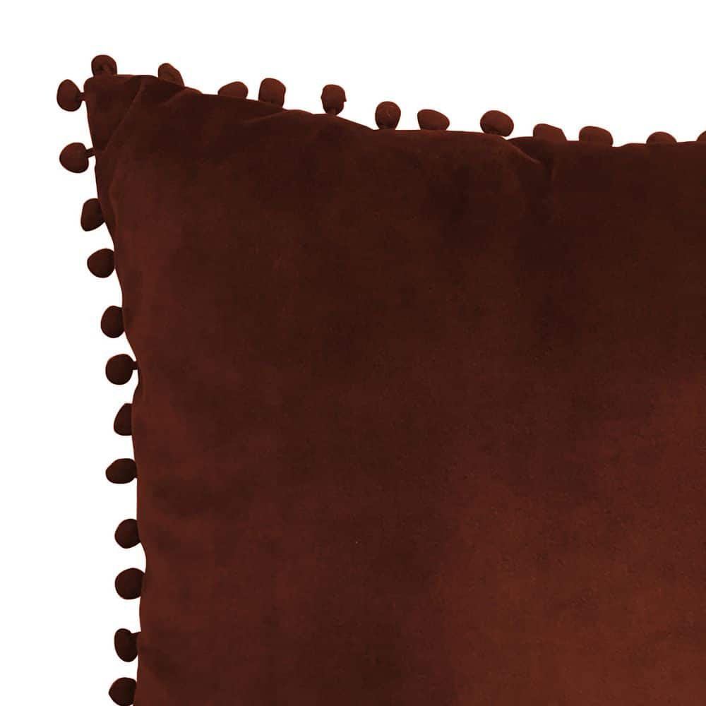 Merlot Square Chenille Kids Decorative Throw Pillow