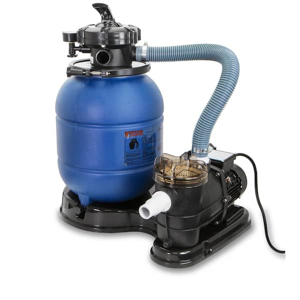 XtremepowerUS Pro 2400 GPH 13 in. Sand Filter with 3/4 HP Water Pump Above Ground Swimming Pool Pump