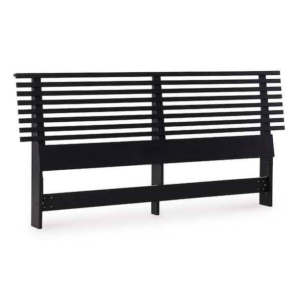 Danziar Black Queen Slat Headboard
