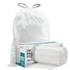 Plasticplace Trash Bags Simplehuman®* Code X Compatible 21 Gallon / 80  Liter‚ 26 X 34.75 (100 Count) : Target