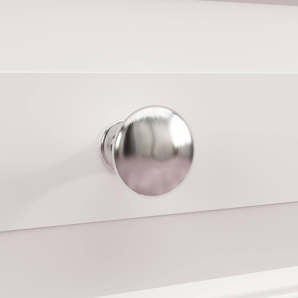 9-Drawer White Wood Dresser Bedroom Storage Cabinet Modern Style 37 in. H x 55.1 in. W x 15.7 in. D - thumbnail 8