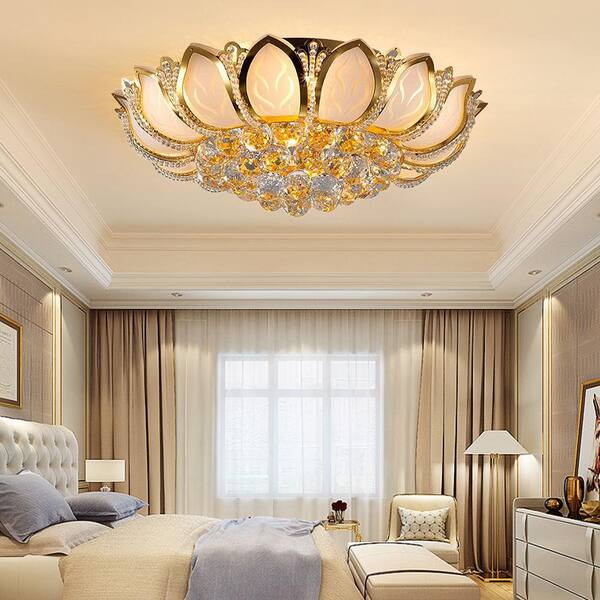 lotus flush mount ceiling light