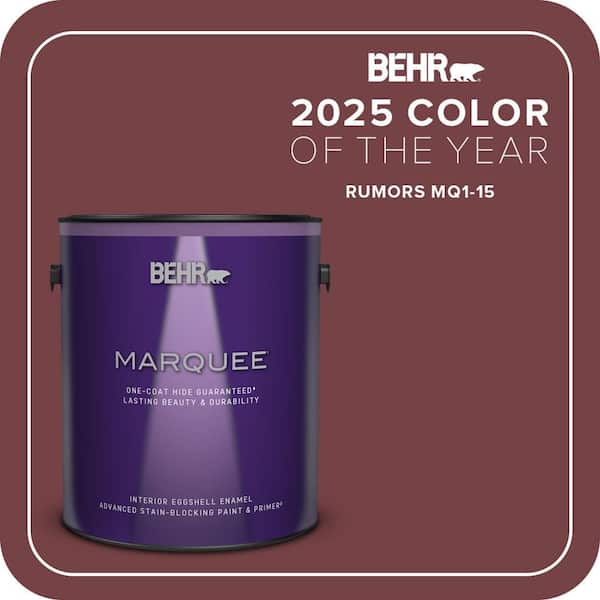 BEHR MARQUEE 1 gal. #MQ1-15 Rumors One-Coat Hide Eggshell Enamel Interior Paint & Primer
