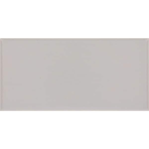 Daltile Vitruvian Light Grey Matte 3 in. x 6 in. Glazed Ceramic Wall Tile (10.12 sq. ft./Case)