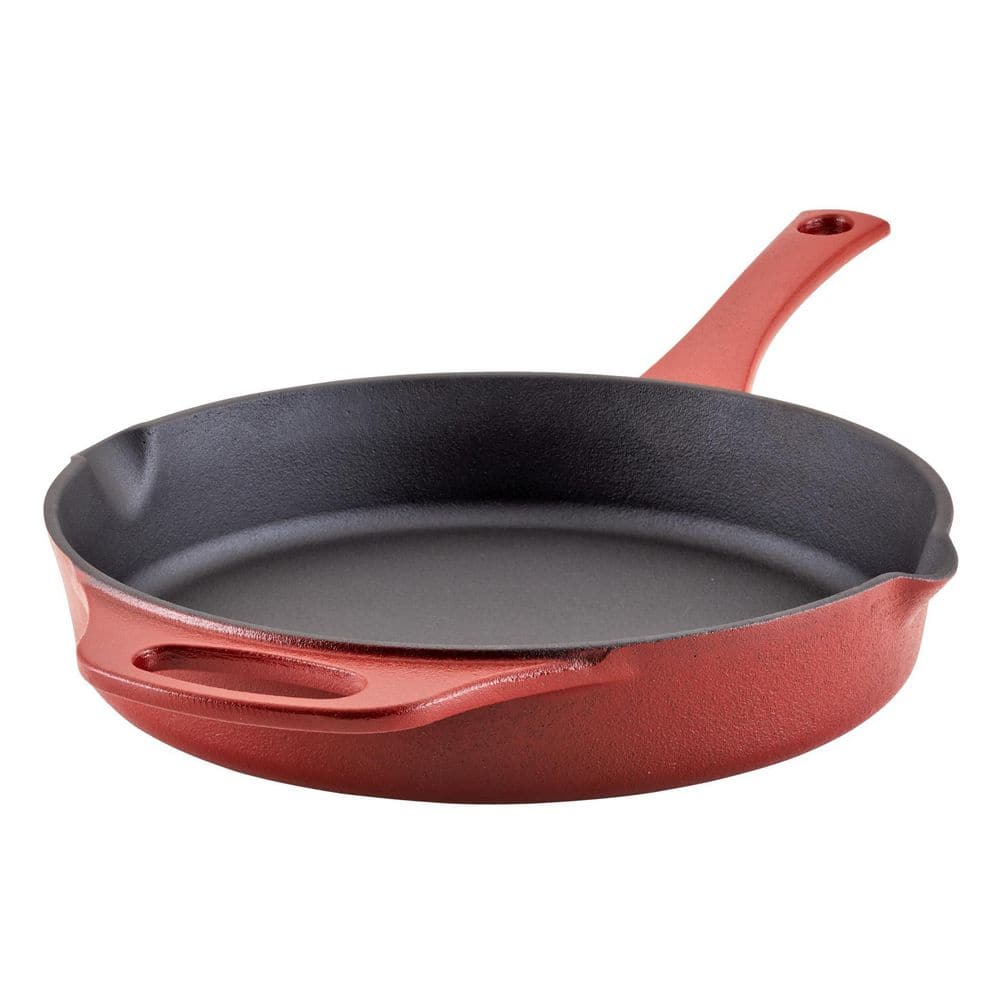 Barnett & Sons Wood and Dirt - Solid Cherry Cast Iron Skillet