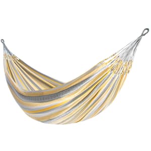 Latin 11 ft. Double Cotton Portable Hammock Bed in Solis
