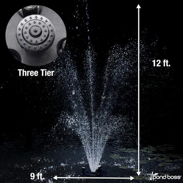 1/2 HP Floating Fountain with Lights