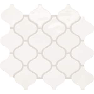 LuxeCraft Spirit Gloss 11 in. x 12 in. Glazed Ceramic Arabesque Mosaic Tile (7.4 sq. ft./Case)