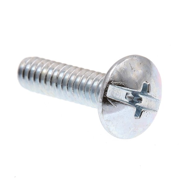 Prime-Line #10-24 x 3/4 in. Zinc Plated Steel Phillips/Slotted Combination Drive Truss Head Machine Screws (100-Pack)