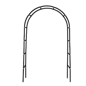 Metal Garden Arch Wedding Event Decoration Trellis for Climbing Plants Roses Vines Bridal Party Black Arbor