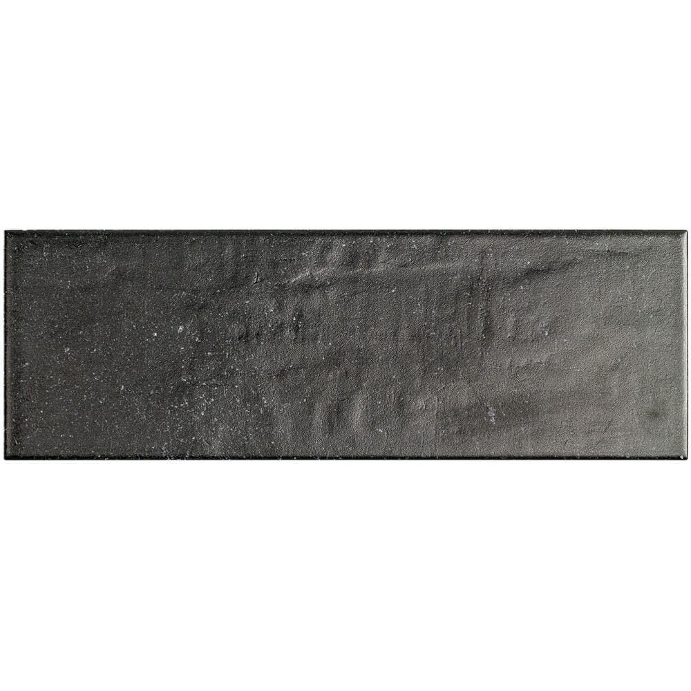 Piston Camp Black Rock 4 in. x 12 in. Matte Ceramic Subway Wall Tile Sample price history on PriceWatchPro