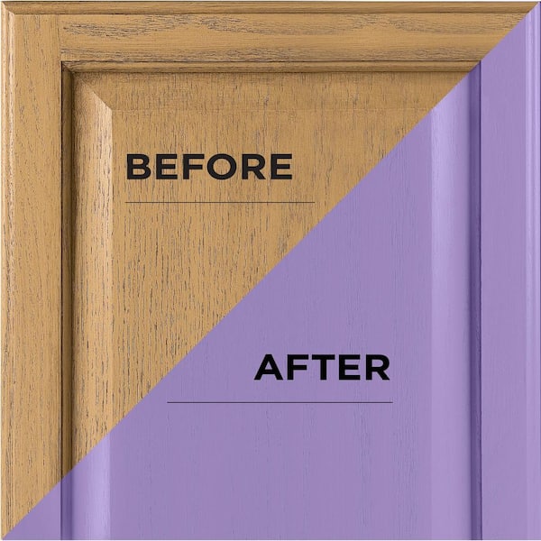 1 qt. Satin Lavender Interior Cabinet Paint Kit
