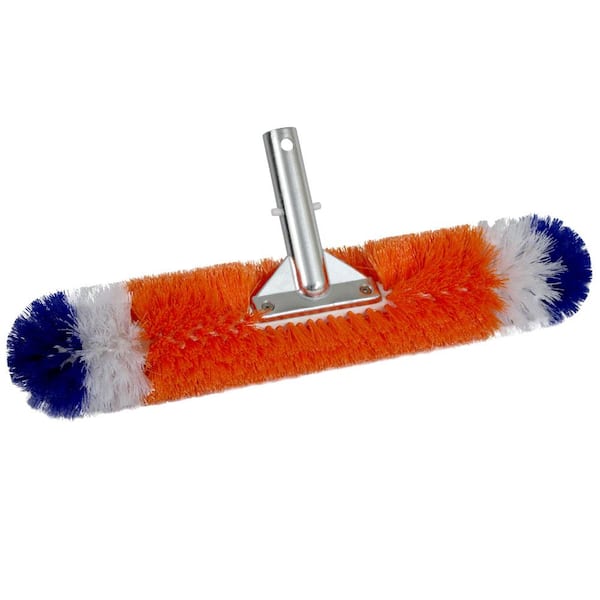 Blue Torrent 18 in. 360° Brush Around Wall and Floor Pool Brush