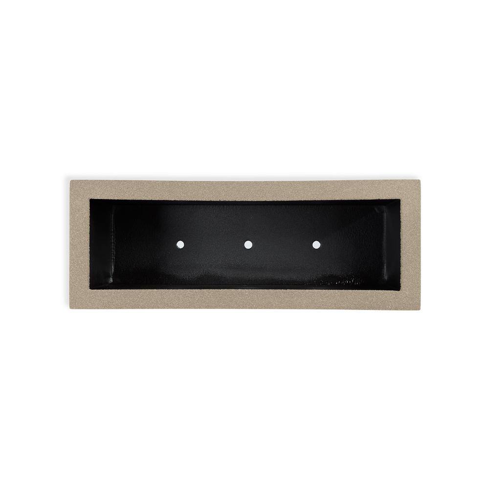 Sandstone Granite Extra Large Rectangular Polymer Planter