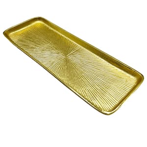 Aluminum Gold Decorative Modern Tray