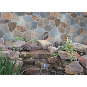 Santa Barbara 18 in. x 24 in. Slate Mesh-Mounted Flagstone Paver Tile (48 Pieces/132 sq. ft./Pallet)