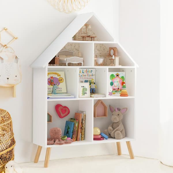 How to build a DIY dollhouse bookshelf