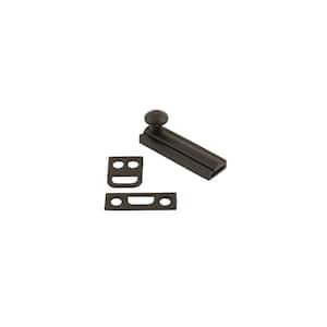 2 in. Solid Brass Surface Bolt in Oil-Rubbed Bronze