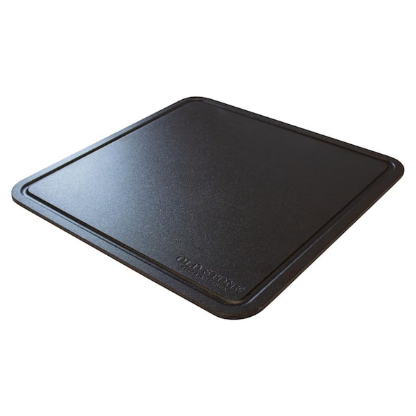 Unbranded Pizza Steel with Moat, 14 x 14 in. 1/4 in.
