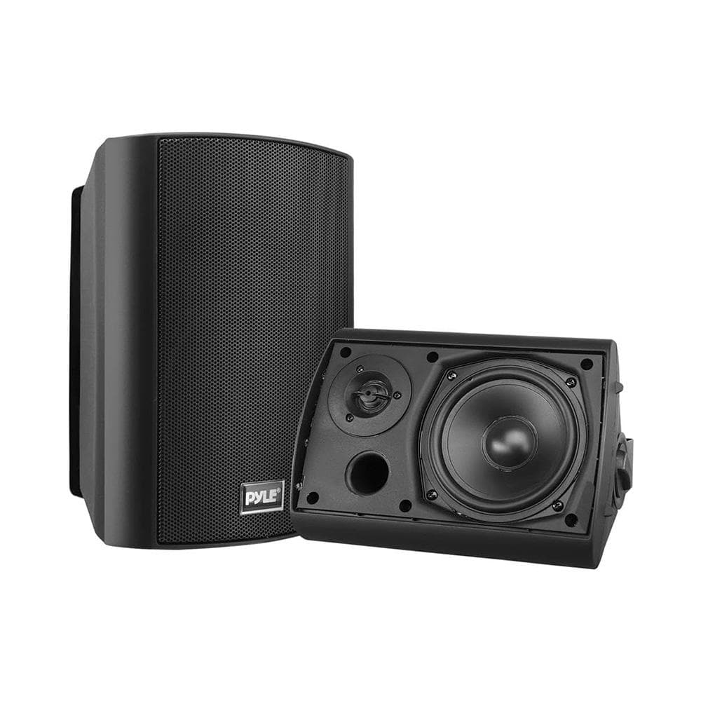 Lukyamzn 5.25 in. Waterproof Wall Mount Speaker System with Lukyamzn 5.25 in. Waterproof Wall Mount Speaker System with