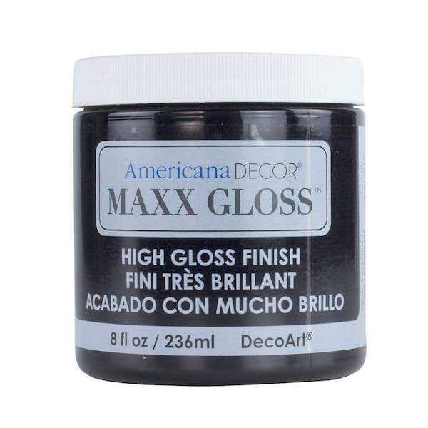 DecoArt Americana Decor Maxx Gloss 8 oz. Patent Leather Paint