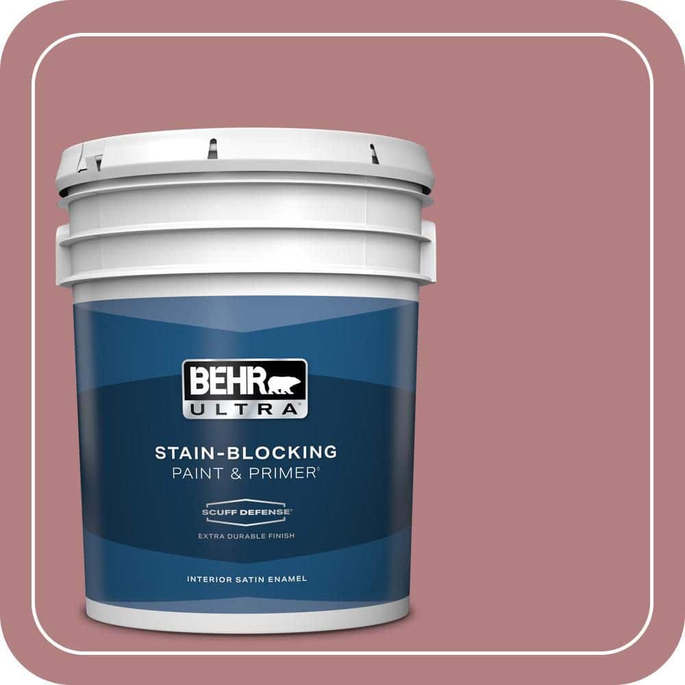 5 gal. #T14-15 Minuet Rose Extra Durable Satin Enamel Interior Paint & Primer price history on PriceWatchPro