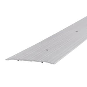 6 in. x 1/4 in. x 36 in. Silver Aluminum Commercial Flat-Profile Threshold