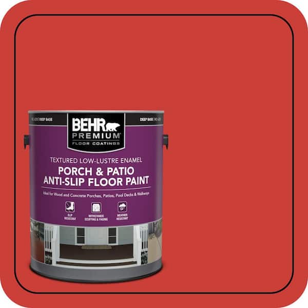 1 gal. #P170-7 100 Mph Textured Low-Lustre Enamel Interior/Exterior Porch and Patio Anti-Slip Floor Paint