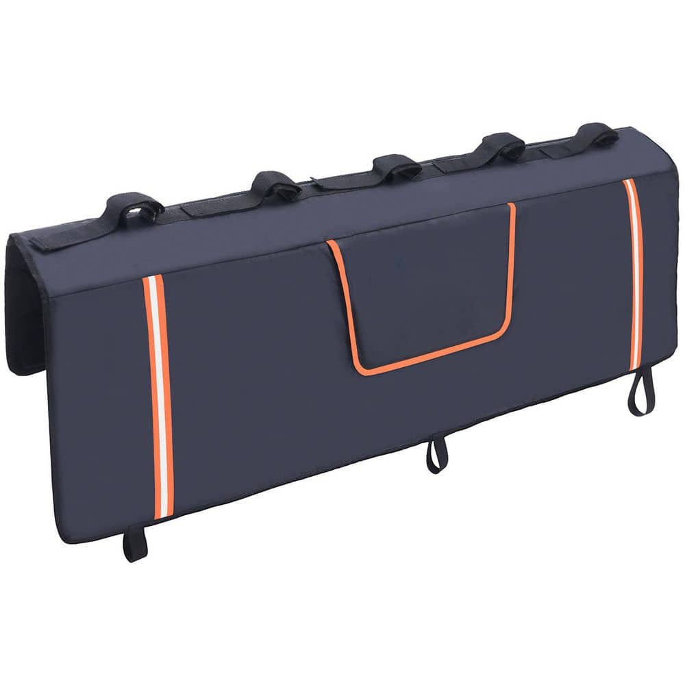 Tailgate Bike Pad, 53 in. Truck Tailgate Pad Carry 5 Mountain Bikes, Tailgate Protection Pad with Reflective Strips price history on PriceWatchPro