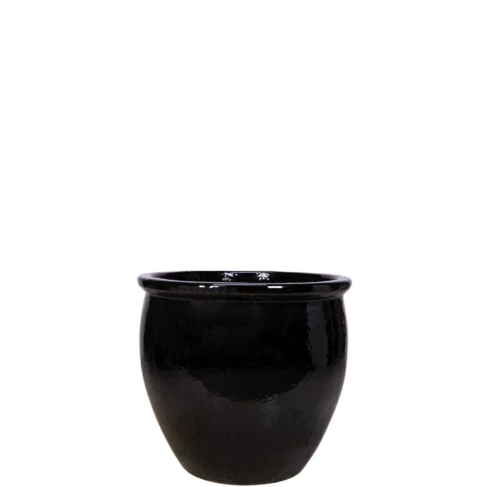 11 in. Gardener Pot - Black