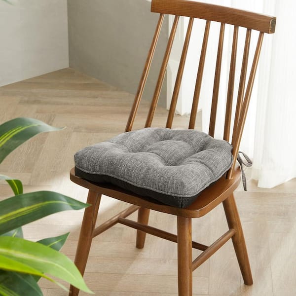 Afoxsos Gray Kitchen Chair Pad Cushions for Dining Chairs with