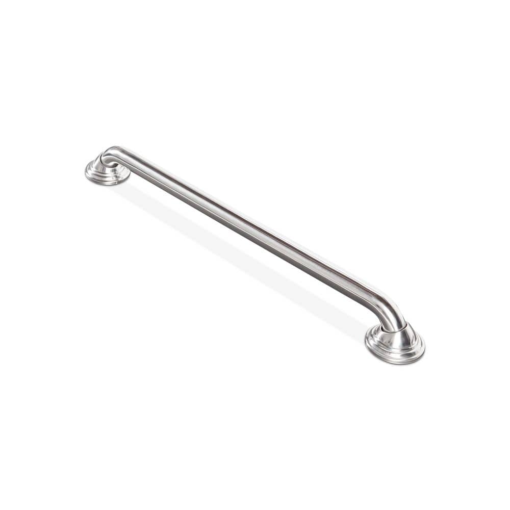 24 in. ADA Finger Grip Grab Bar with Curl Grip and Concealed Screw in Polished Stainless Steel price history on PriceWatchPro