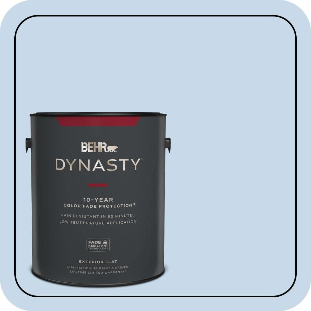 1 gal. #MQ3-24 Celestial Light Flat Exterior Stain-Blocking Paint and Primer price history on PriceWatchPro