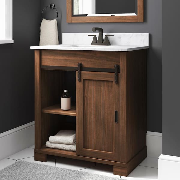 SSWW Bathroom Vanity- Cabinet door with 3 drawers