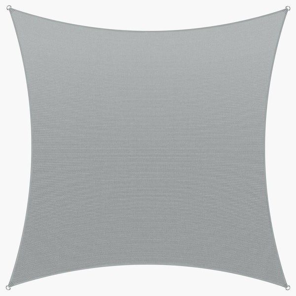 AMGO 10 ft. x 10 ft. Gray Square Sail