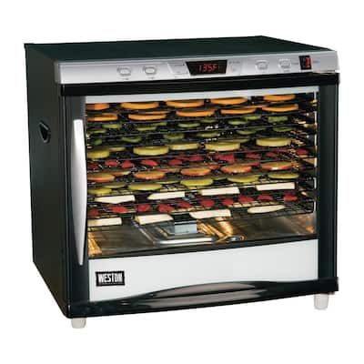 CHEFWAVE 10 Tray Food Dehydrator with Stainless Steel Racks, Temp + Time  Control CW-FD10 - The Home Depot