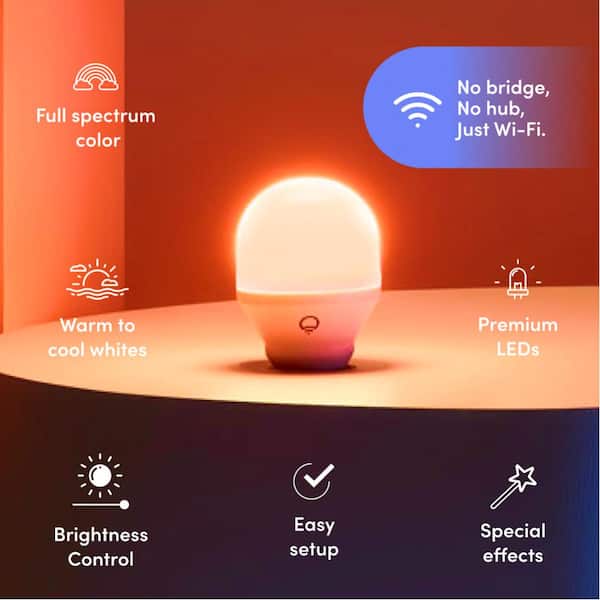 LIFX 2-Pack 60-W Equivalent A19 and One 40 in. Strip Color LED