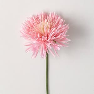23.25 in. Artificial Pink Chrysanthemum Spray