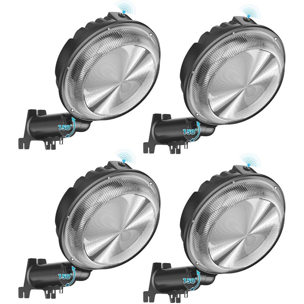 160-Watt Equivalent 24000LM Integrated LED Barn Light Dusk to Dawn 150° Area Light Flood Light-6500K Daylight 4-Pack price history on PriceWatchPro