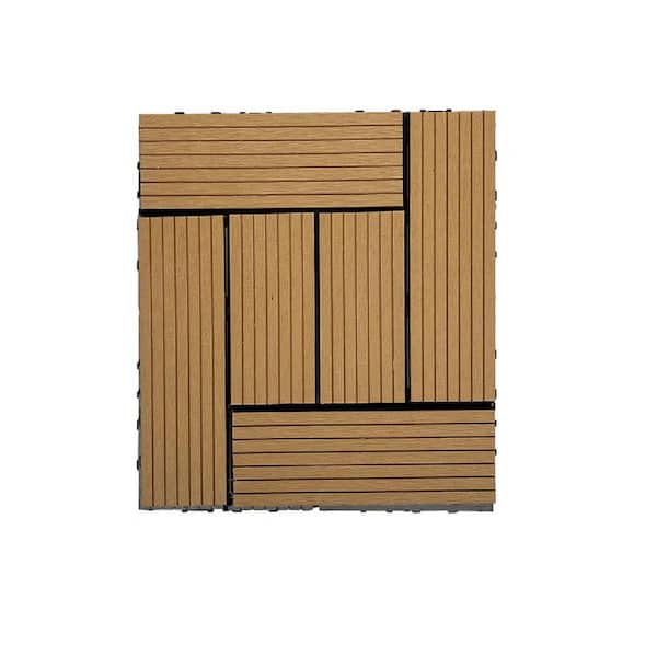 TK/A1139-11/ NewTechWood 12-in x 24-in Spanish Walnut Painted Composite