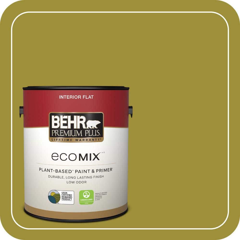 1 gal. Home Decorators Collection #HDC-MD-20 Banana Leaf Flat EcoMix Plant-Based Interior Paint & Primer price history on PriceWatchPro