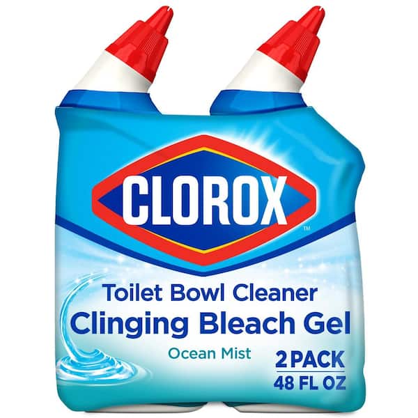 Clorox 24 oz. Ocean Mist Toilet Bowl Cleaner Clinging Bleach Gel (2-Pack)