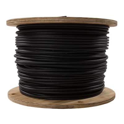 1,000 ft. 2 Black Stranded AL USE-2 Cable