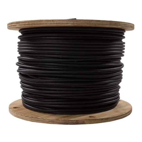 Southwire 1,000 ft. 2 Black Stranded AL USE-2 Cable