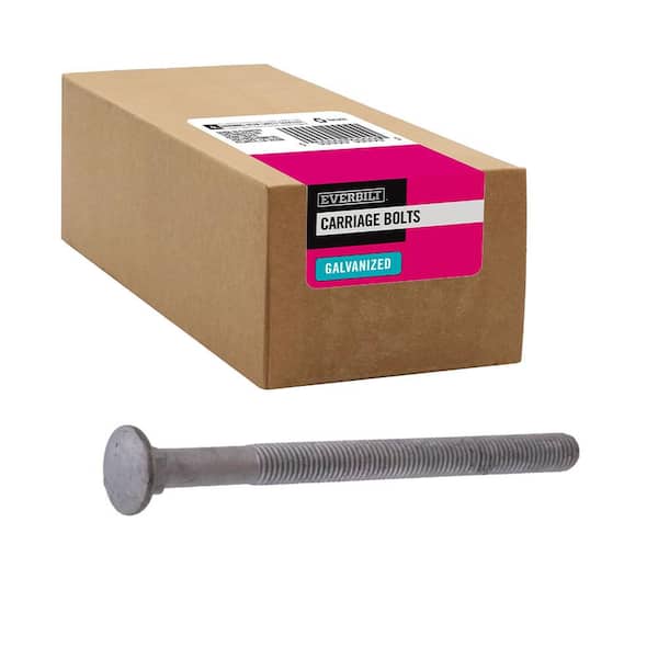 Galvanized Carriage Bolt 5/8-11 x 3 1/2 Box of 2 FT 
