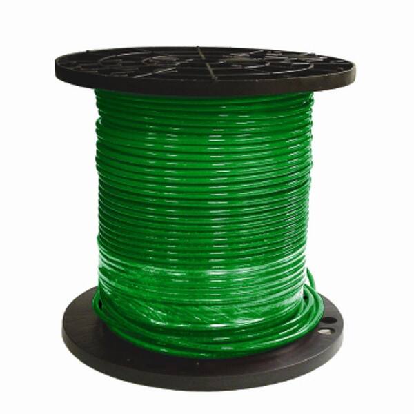Single Conductor Electrical Wire 4-Gauge 500 ft Stranded THHN Pre-Cut Length 