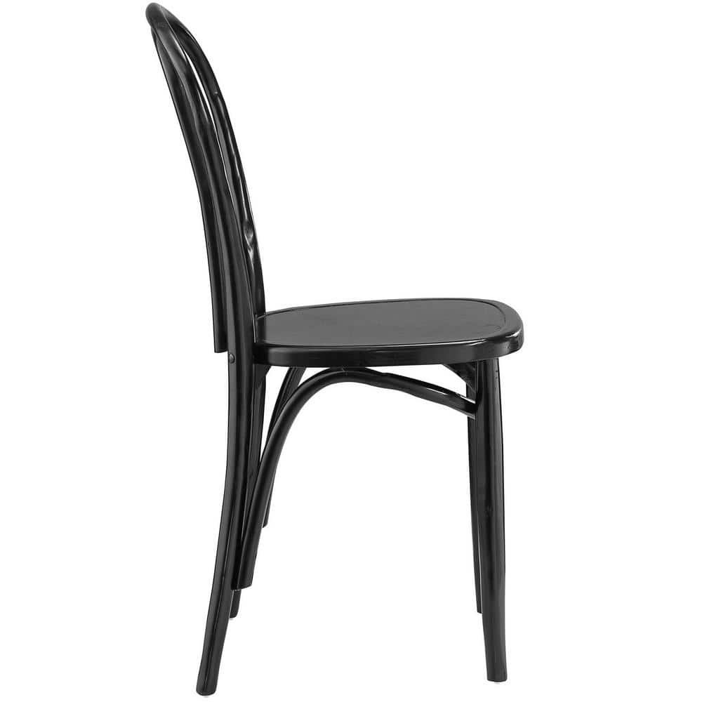 Eon Black Elm Wood Low Side Chair
