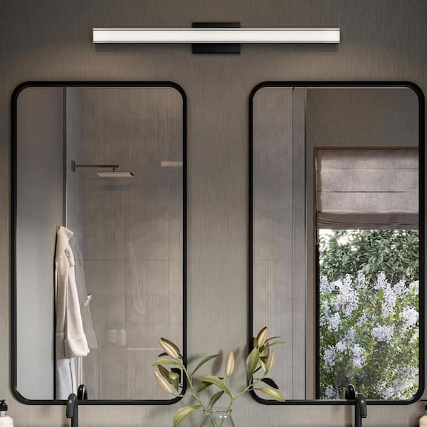Phase 6.3 36 in. Matte Black 5CCT Integrated LED Linear Vanity Light Bar