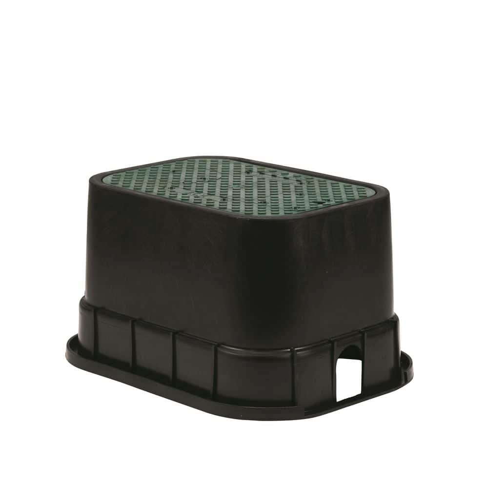 Rain Bird 12 in. x 21.25 in. x 15.94 in. Standard Valve Box in Black