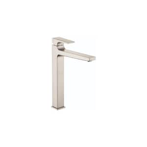 Metropol Single Hole Single-Handle Bathroom Faucet in Brushed Nickel